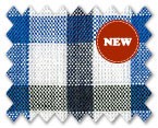 Linen Dark Blue/Blue Check