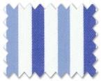 100% Cotton Blue/Light Blue Stripe
