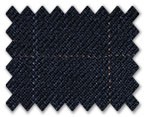 Marzoni Silk Cashmere Dark Blue with Blue/Brown Check