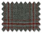 Marzoni Silk Cashmere Grey with Red/White Check